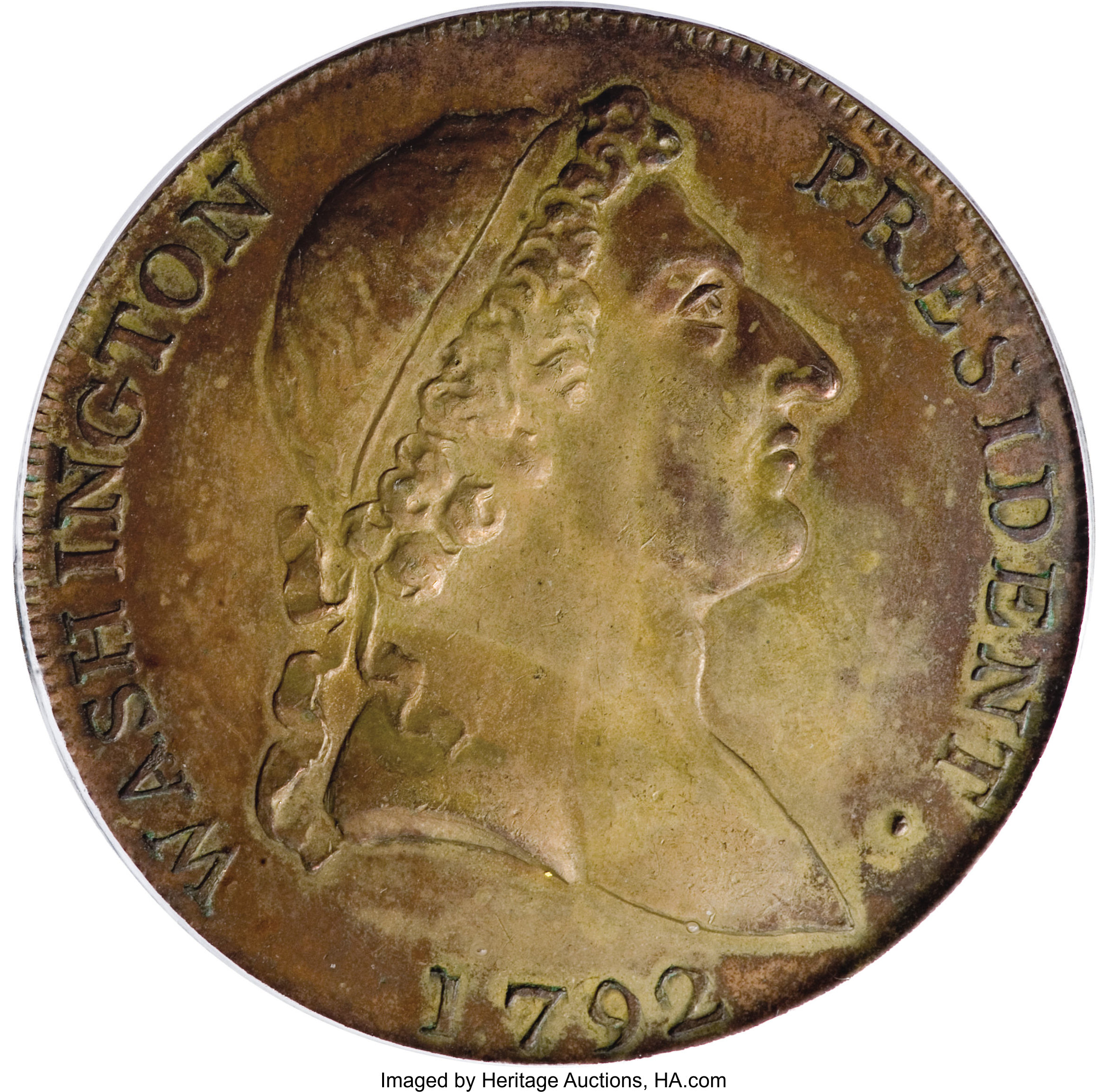image for: 1792 1C Washington Roman Head Cent PR61 Brown PCGS....