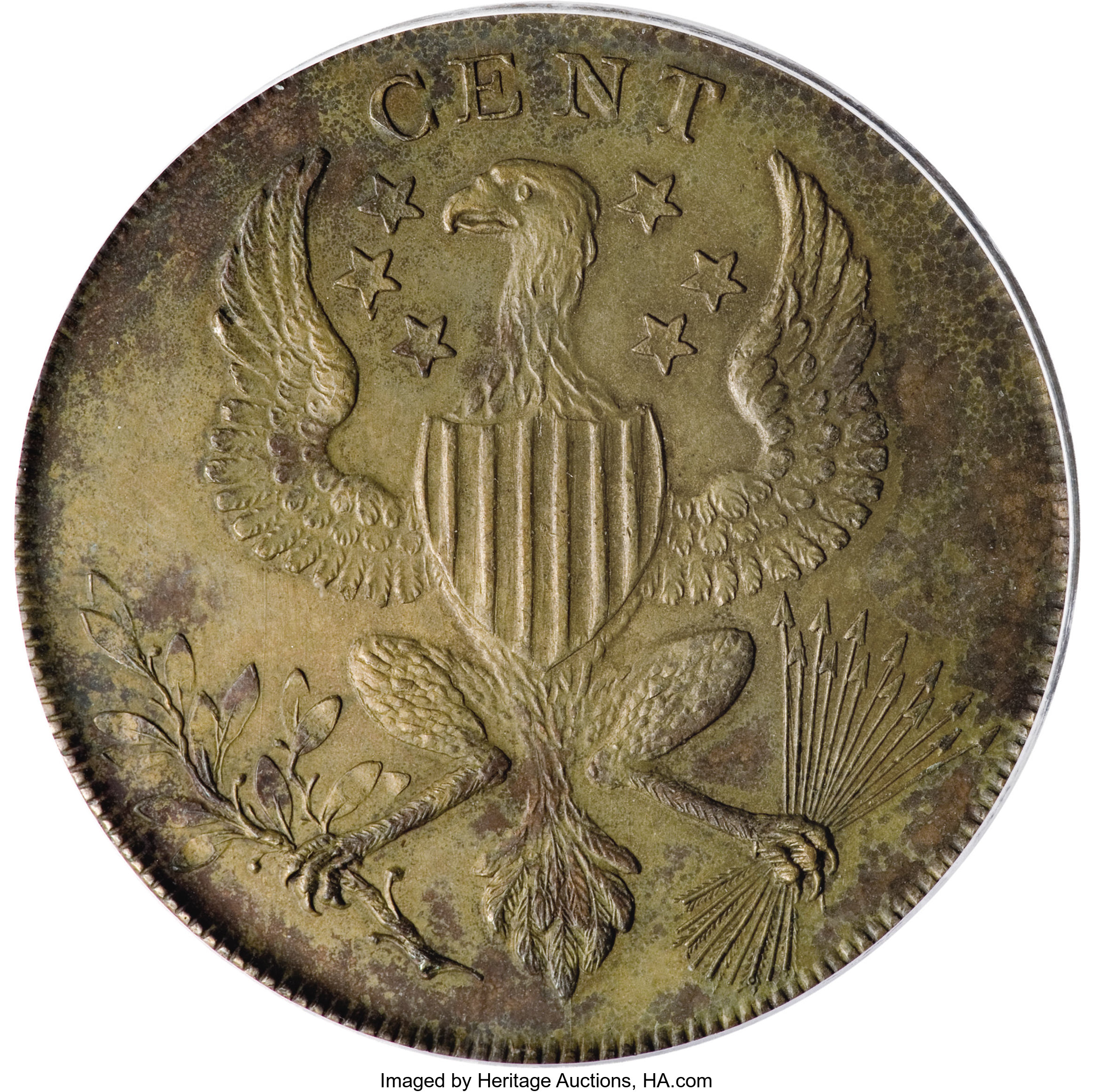 image for: 1792 1C Washington Roman Head Cent PR61 Brown PCGS....