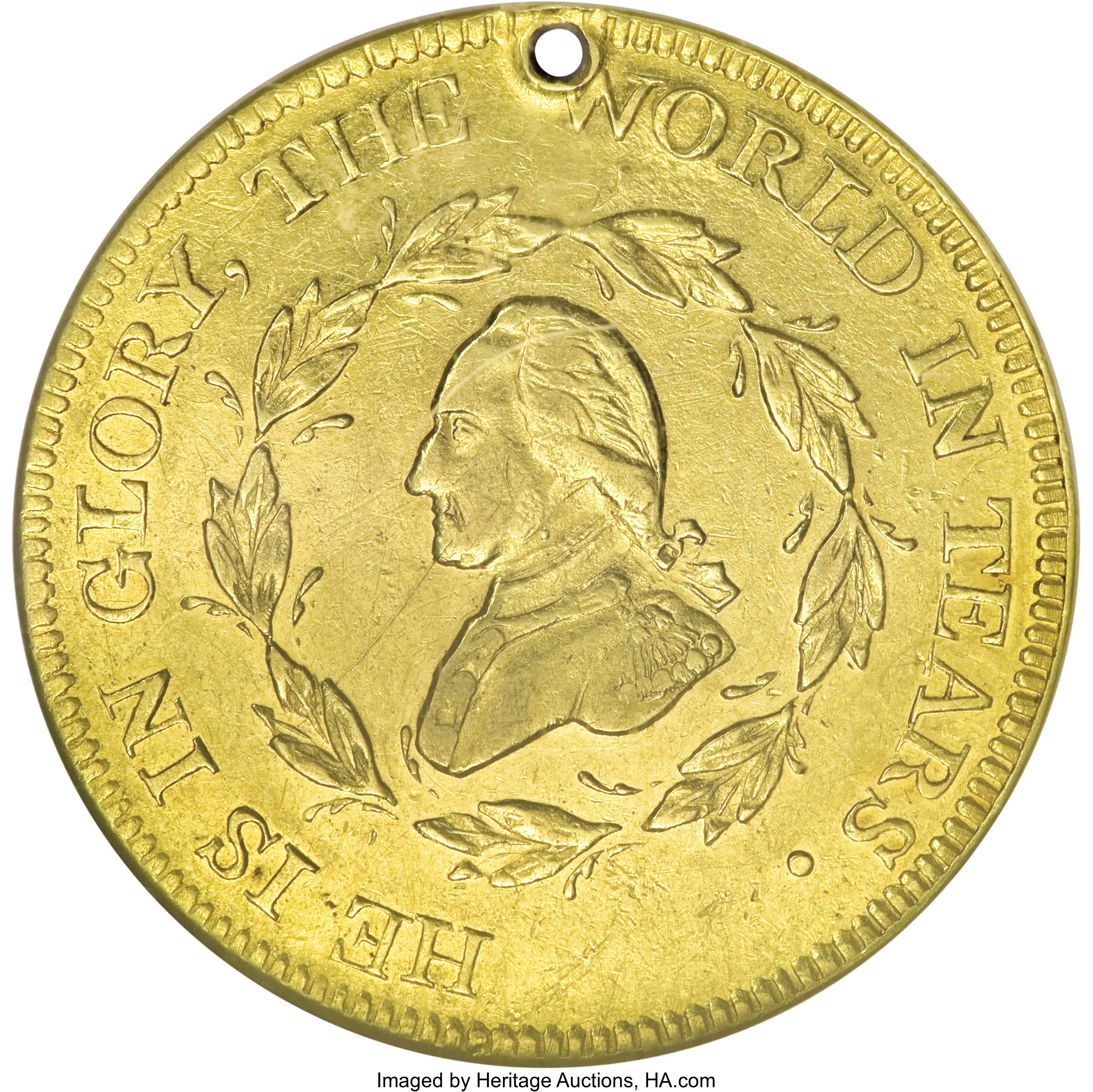 image for: 1799 MEDAL Gold Funeral Urn Medal AU55 NGC....