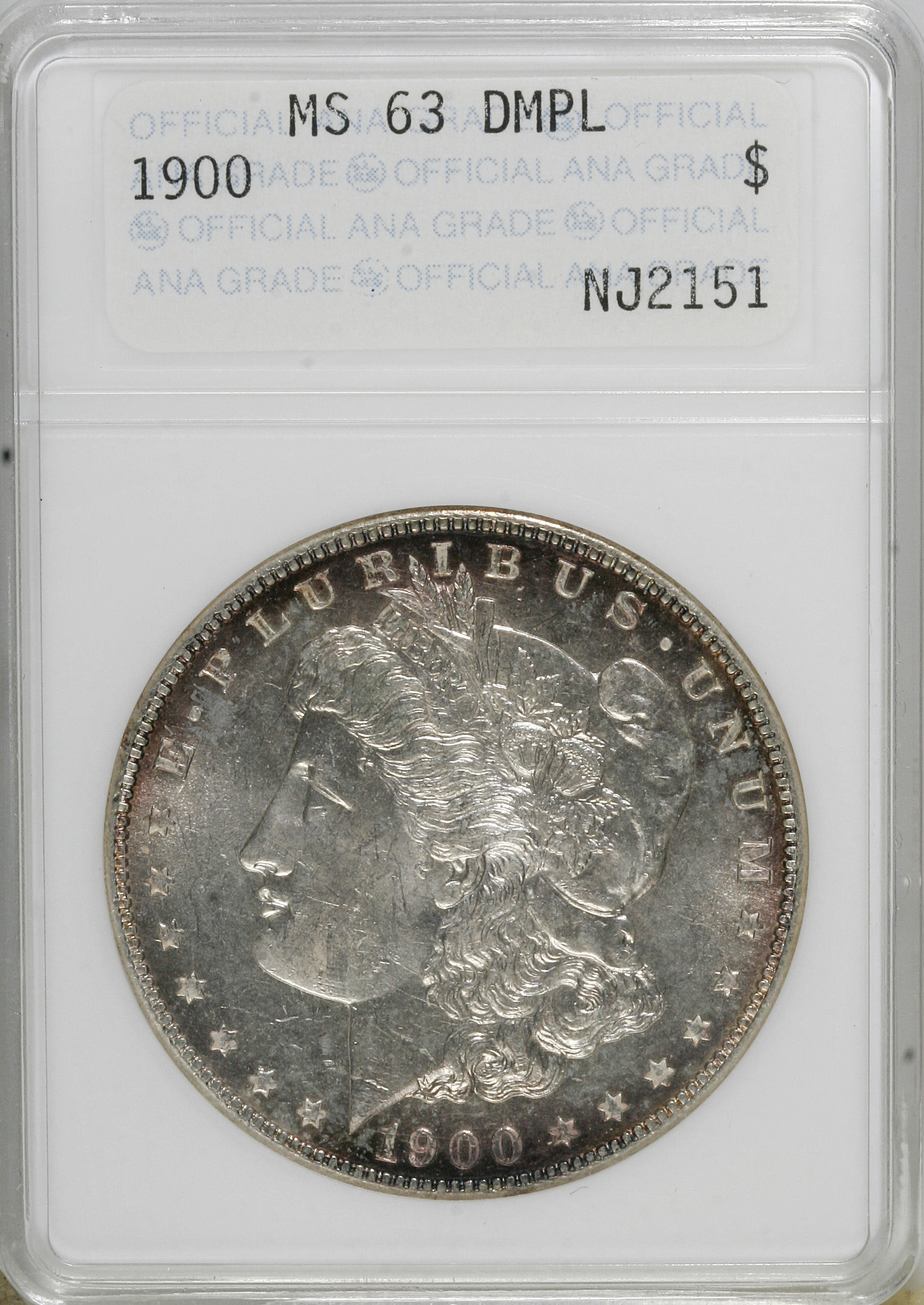 image for: 1900 $1 MS63 Deep Mirror Prooflike ANACS....