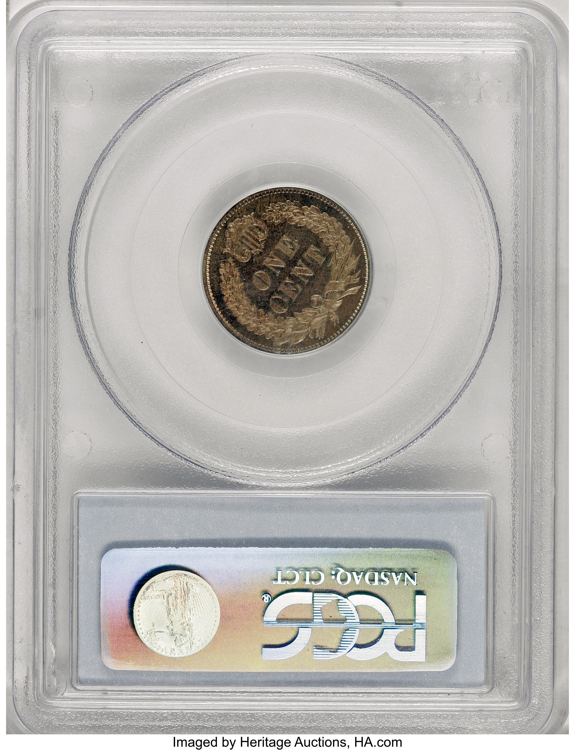 image for: 1858 P1C Flying Eagle Cent, Judd-193, Pollock-236, R.5, PR65 PCGS....