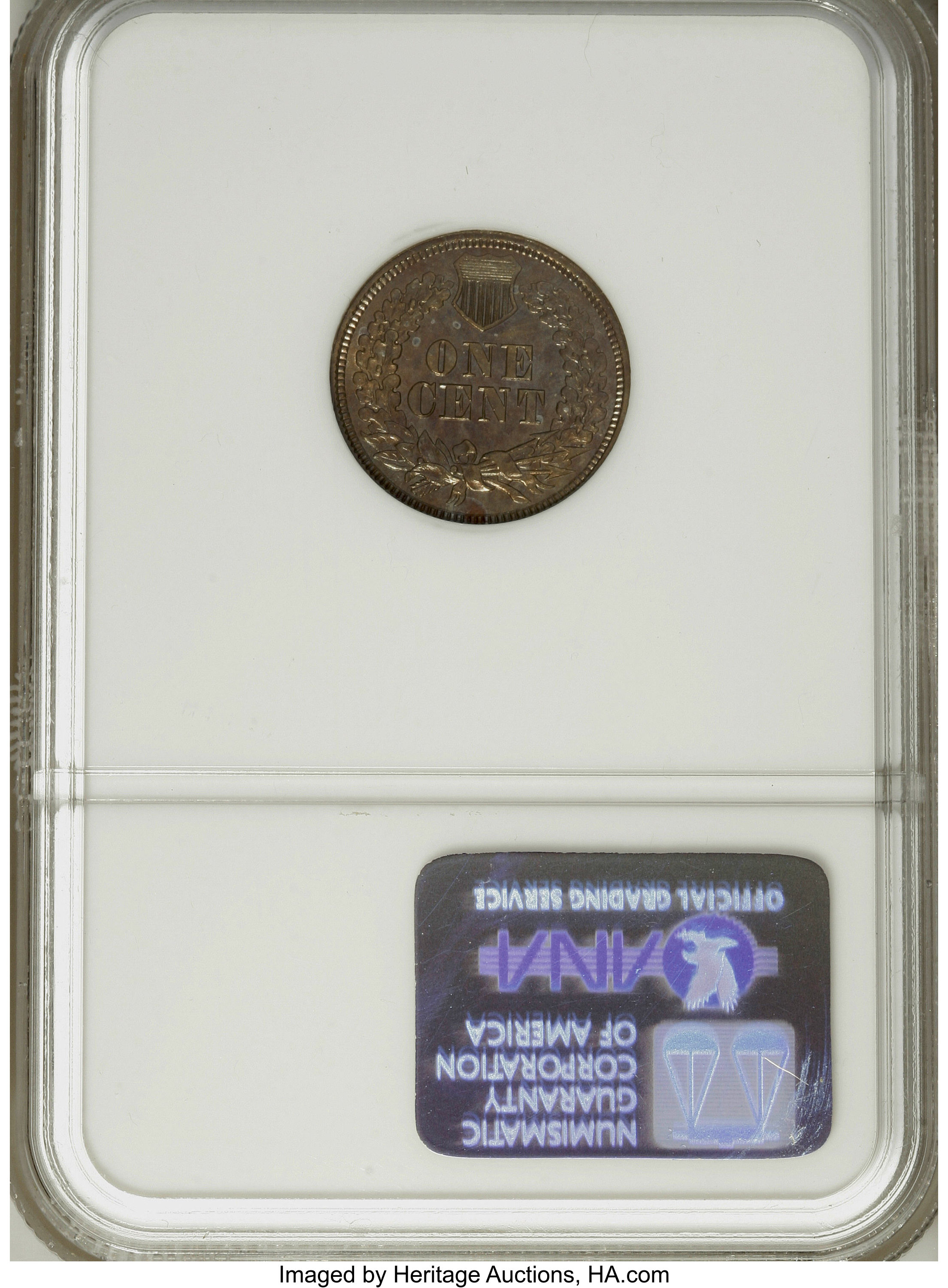 image for: 1859 P1C Indian Cent, Judd-228, Pollock-272, R.1, MS64 NGC....