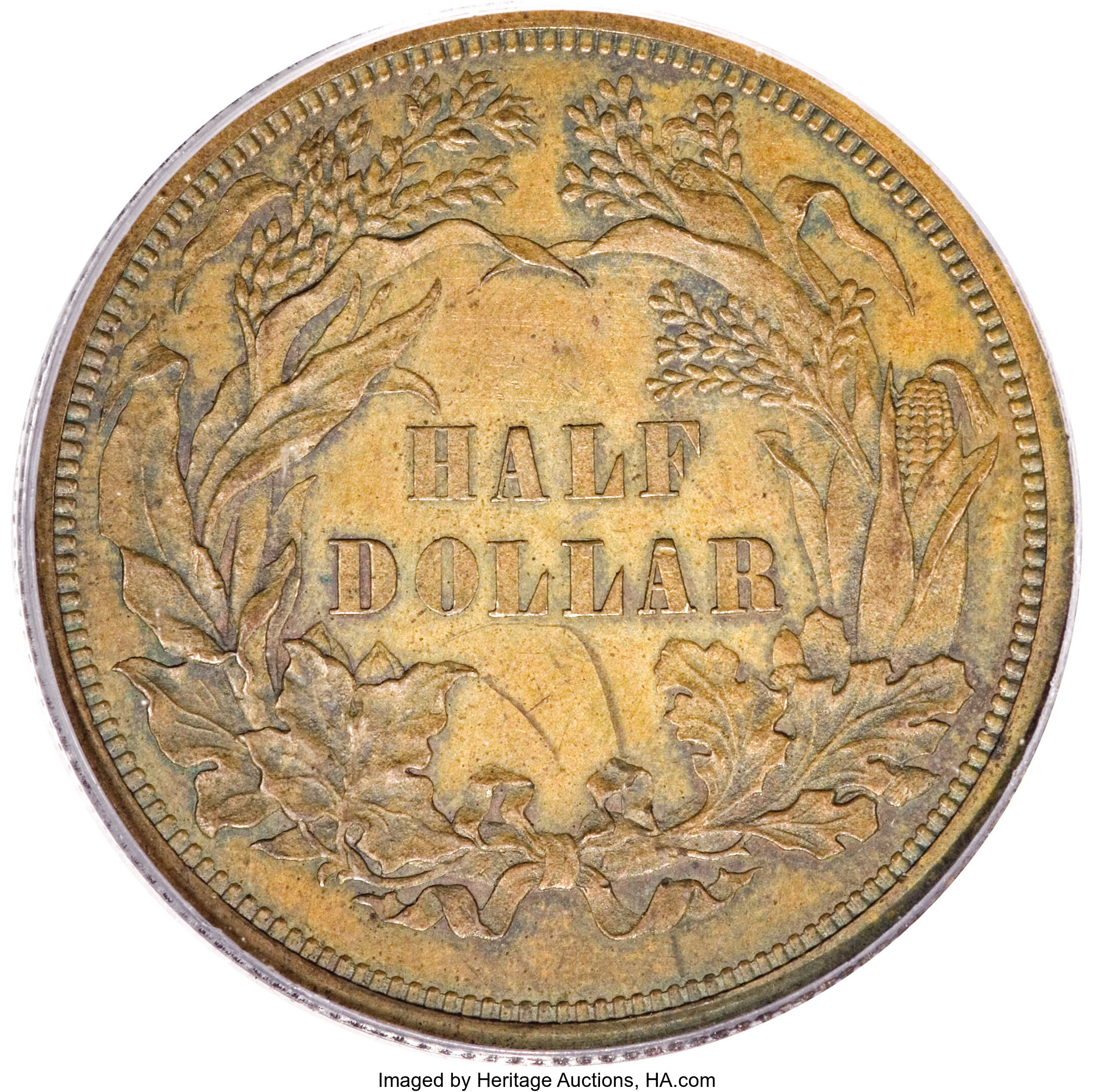 image for: 1859 P50C Half Dollar, Judd-238, Pollock-294, R.5, PR62 Brown PCGS....