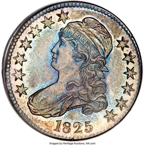 image for: 1825 50C PR62 PCGS....