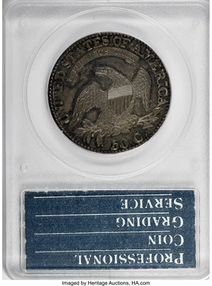 image for: 1825 50C PR62 PCGS....