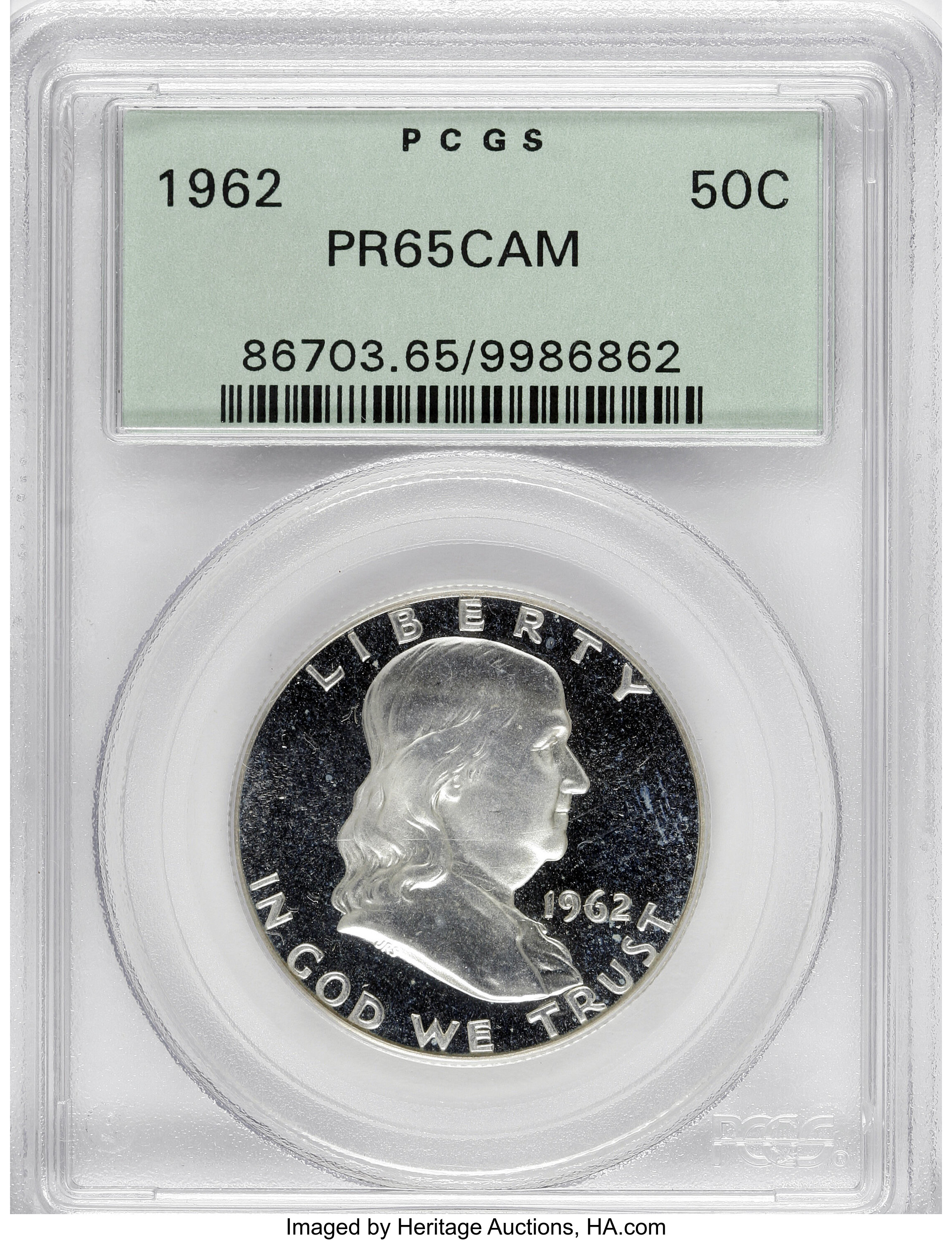 1962 50c PR CAM PR63 CAM thumbnail 6