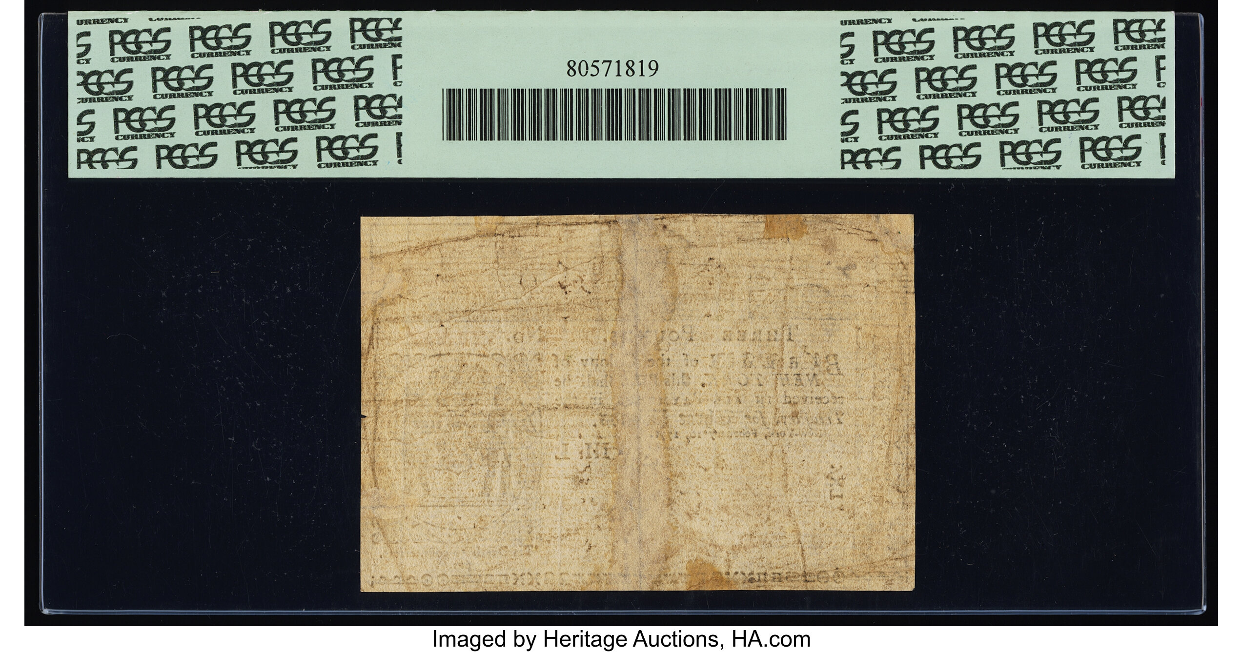 image for: New York February 16, 1771 £3 PCGS Apparent Very Fine 30....