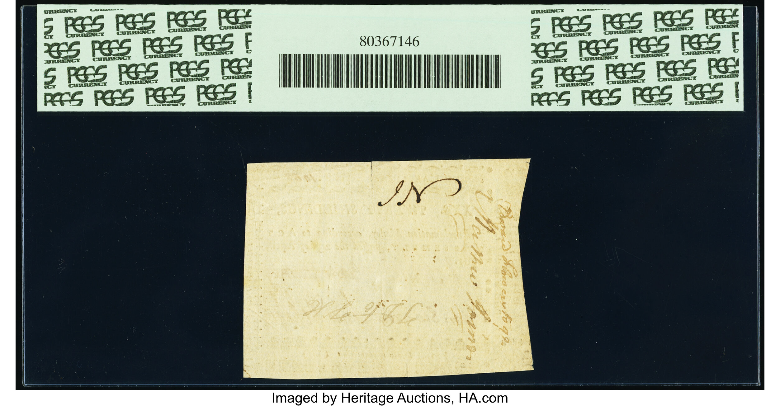 image for: North Carolina April 23, 1761 20s PCGS Apparent Extremely Fine 45....