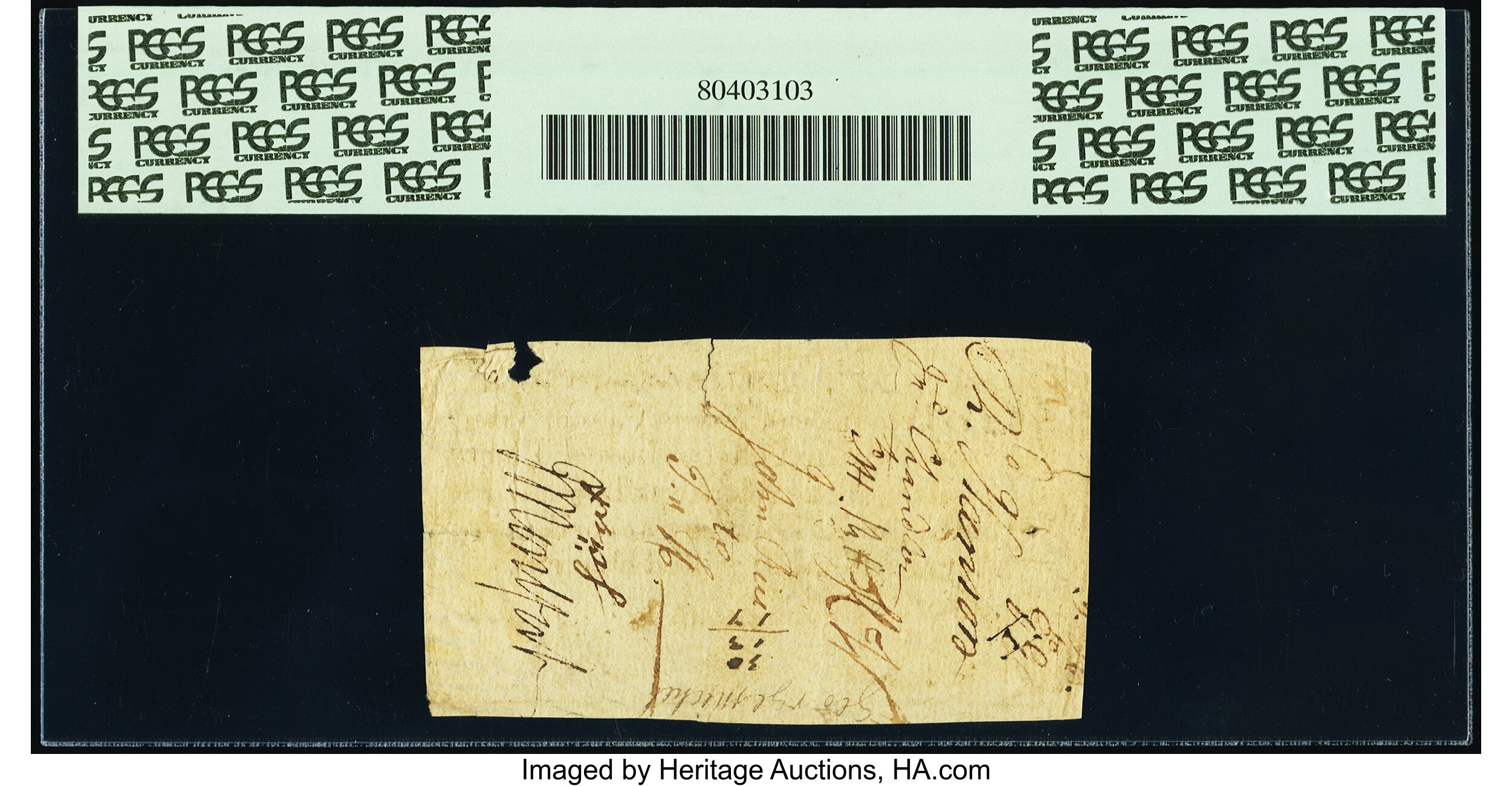 image for: North Carolina December, 1771 30s PCGS Apparent Extremely Fine 45....