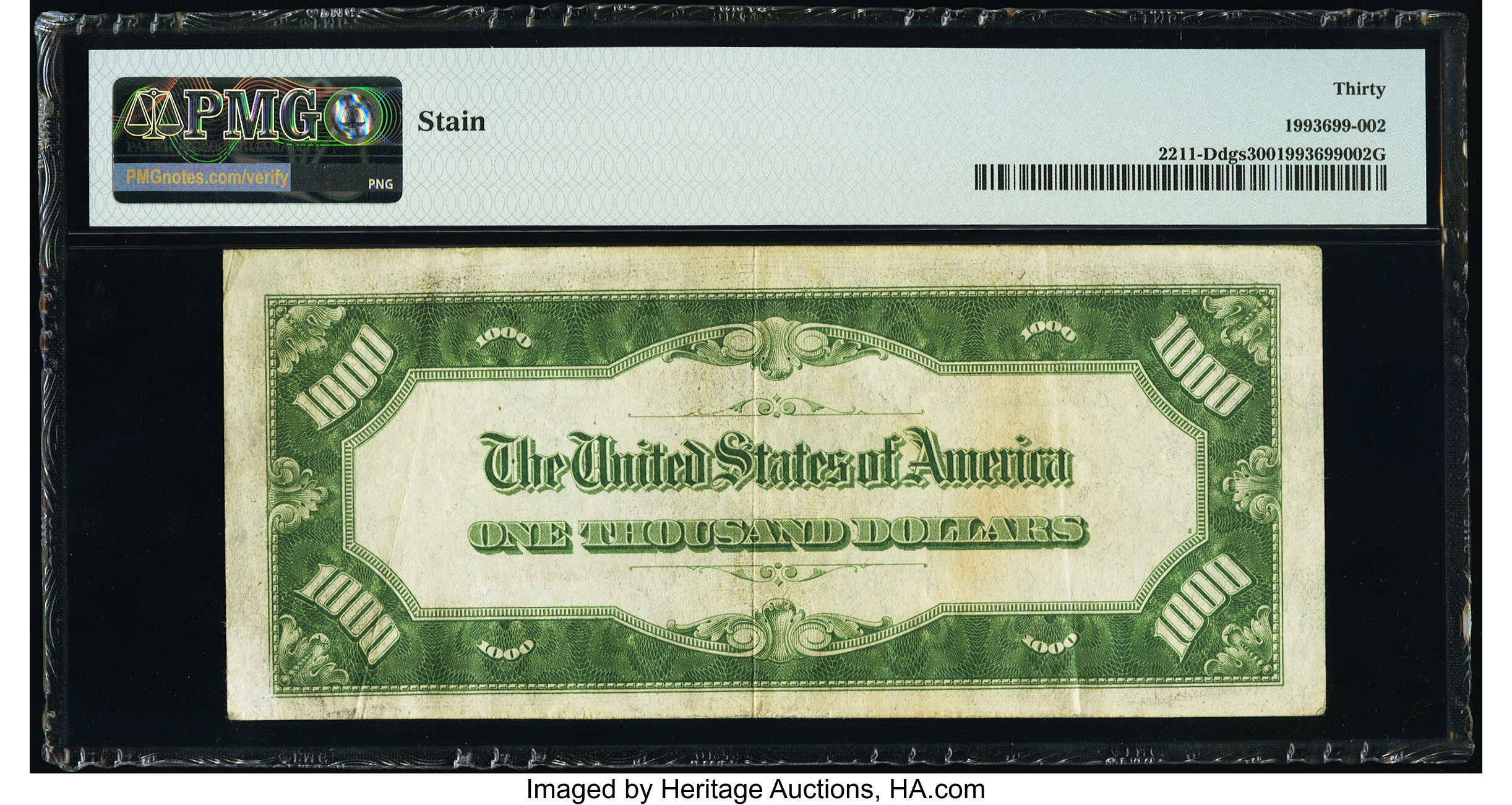 image for: Fr. 2211-D $1,000 1934 Federal Reserve Note. PMG Very Fine 30....