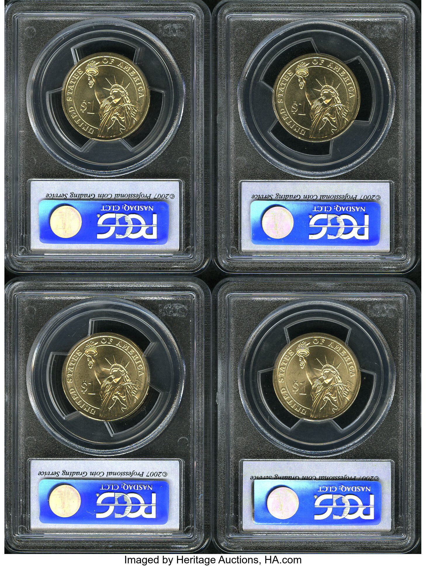 2007-P $1  James Madison, Satin Finish, Position A MS68 thumbnail 16