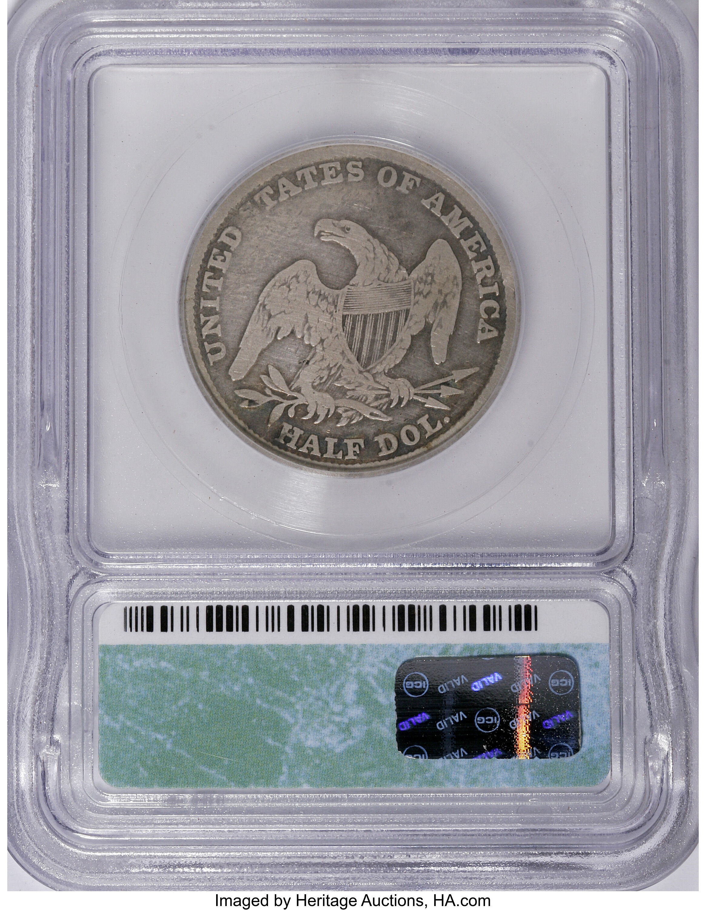 1838 50c Reeded Edge F12 thumbnail 9