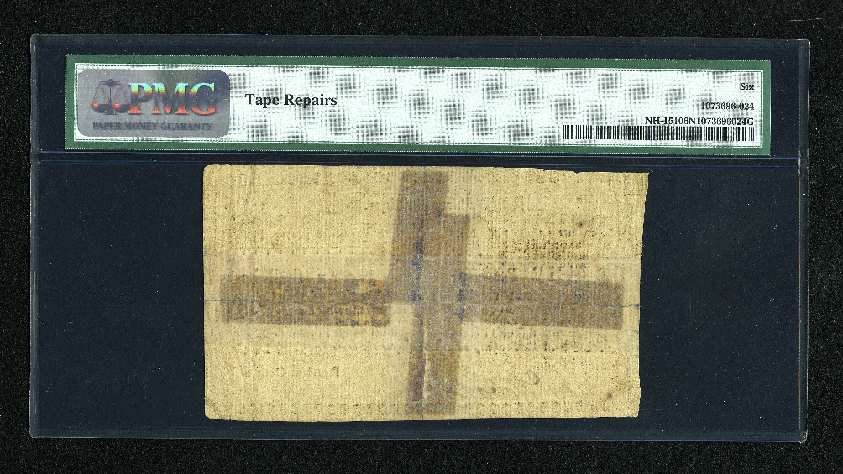 image for: New Hampshire November 3, 1775 30s PMG Good Net 6....