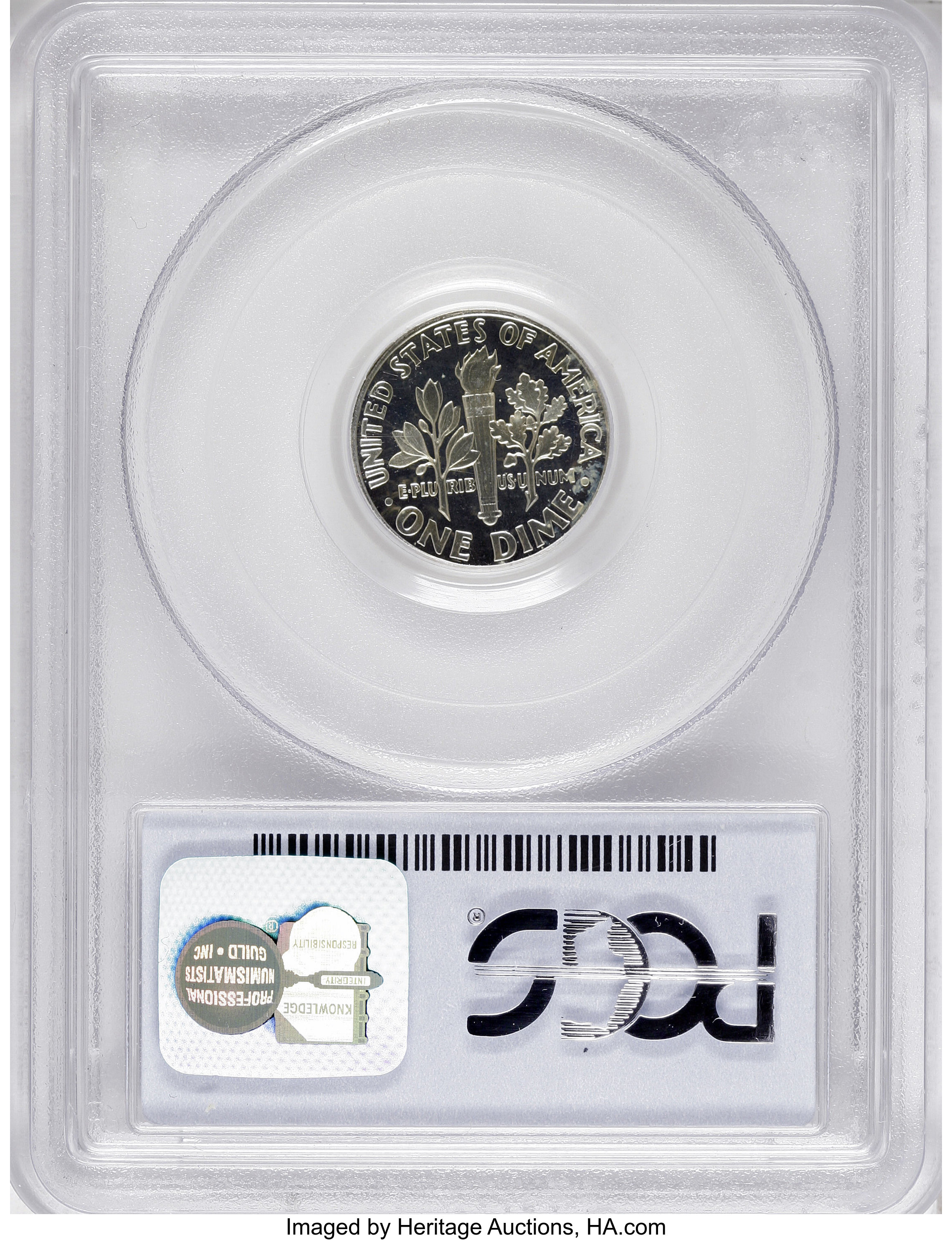 image for: 1961 10C PR68 Deep Cameo PCGS. PCGS Population (88/60). NGC Census: (81/27).  Numismedia Wsl. Price for NGC/PCGS coin in PR...