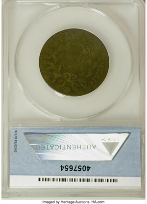 image for: 1796 1C Liberty Cap--Corroded--ANACS. AG3 Details. S-89. NGC Census: (0/0). PCGS Population (0/1). (#35774)...