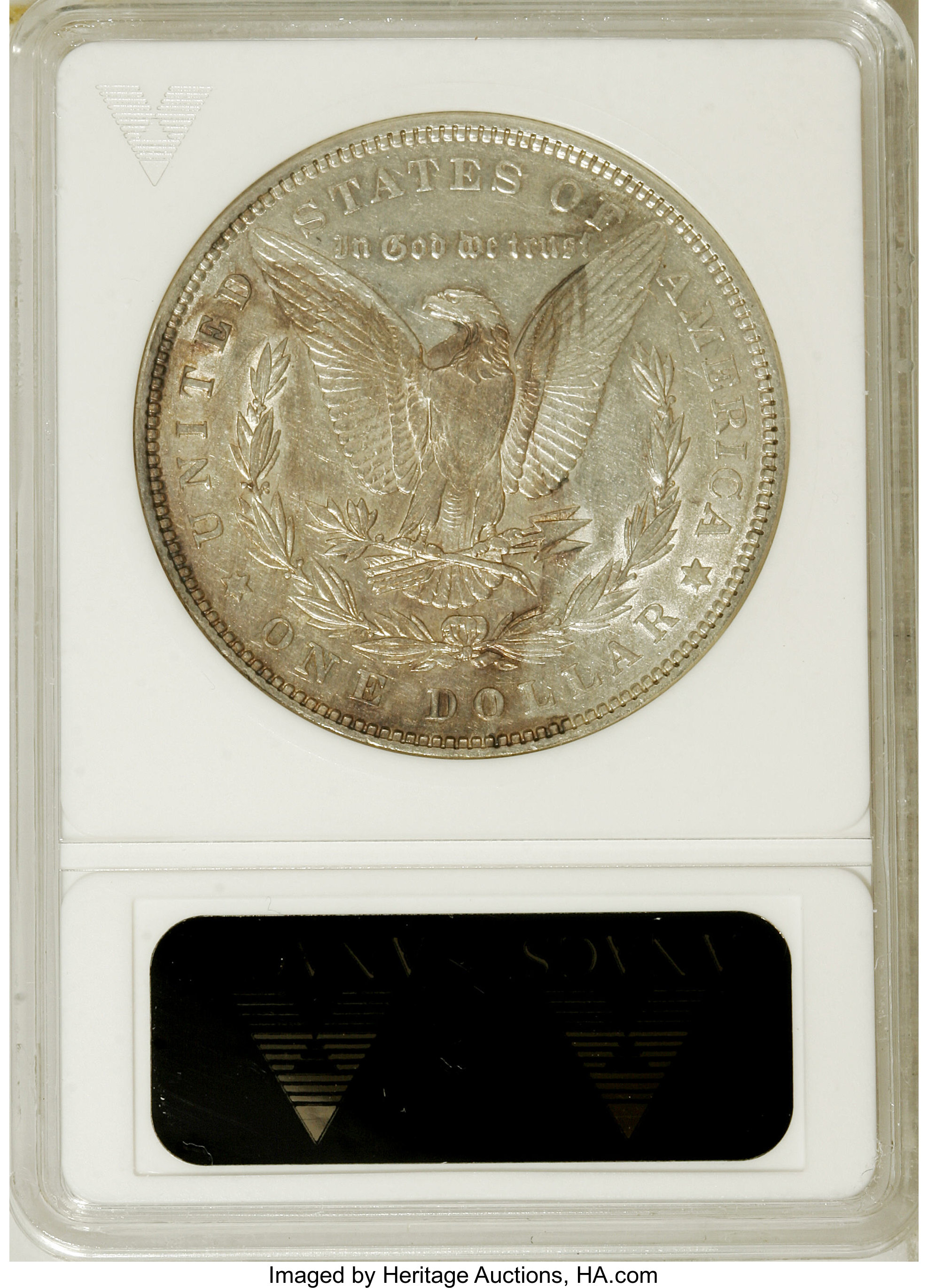 1878 7TF $1  Reverse of 1879, Washed Out L, VAM-223 AU50 thumbnail 3