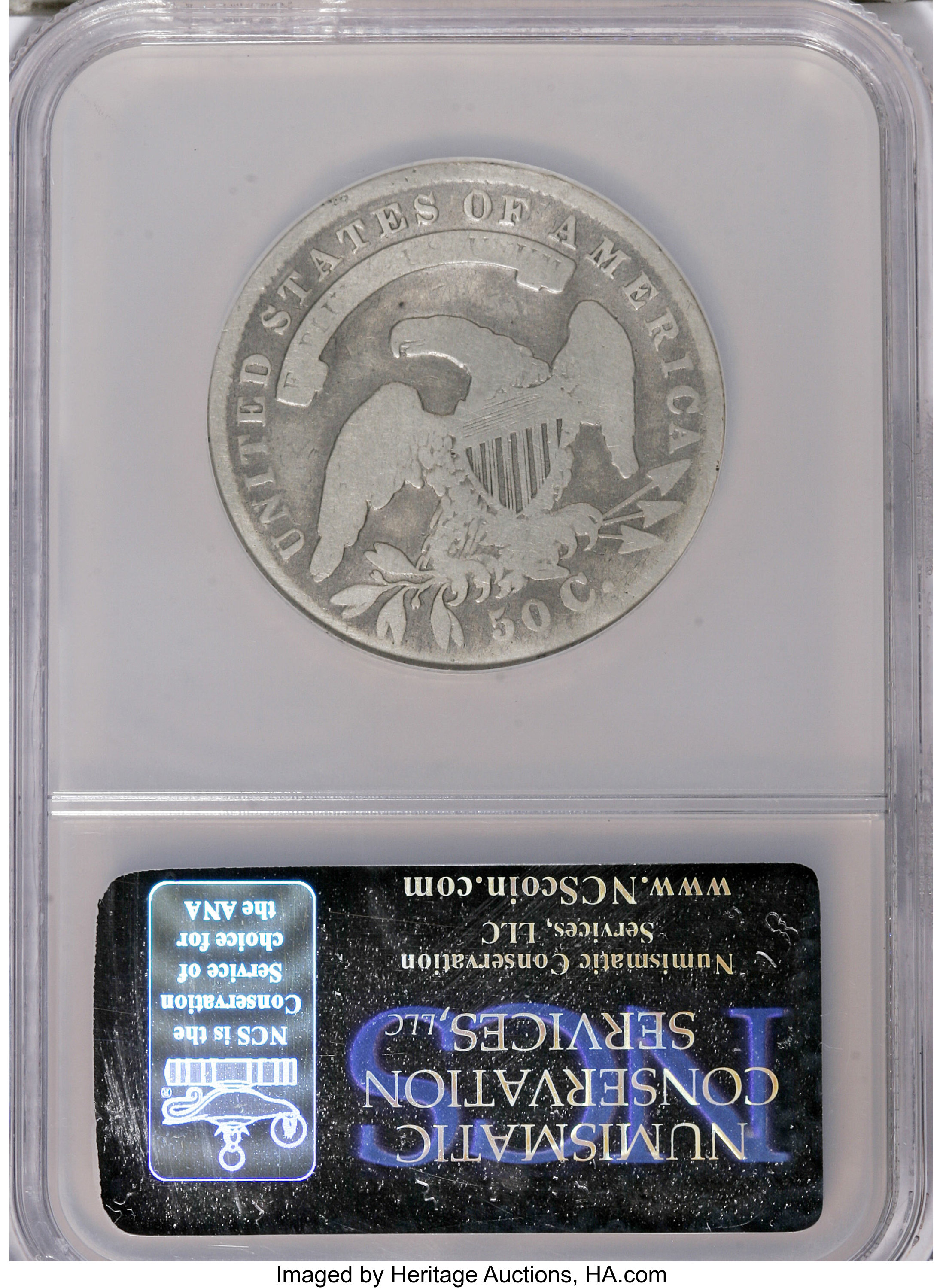 1834 50c Large Date, Small Letters AG3 thumbnail 2