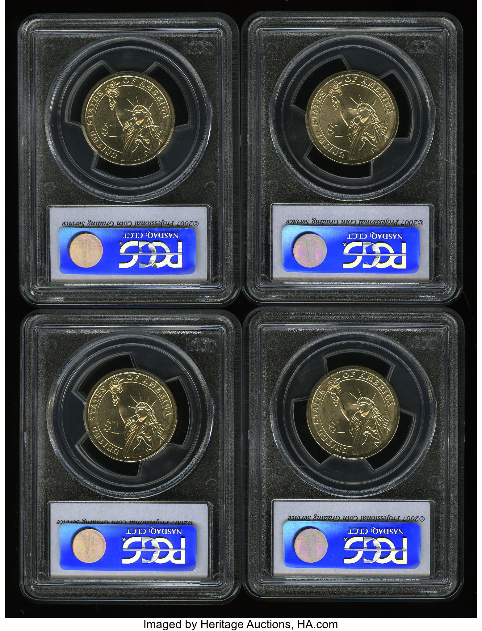 2007-P $1  George Washington, Satin Finish, Position A MS70 thumbnail 18