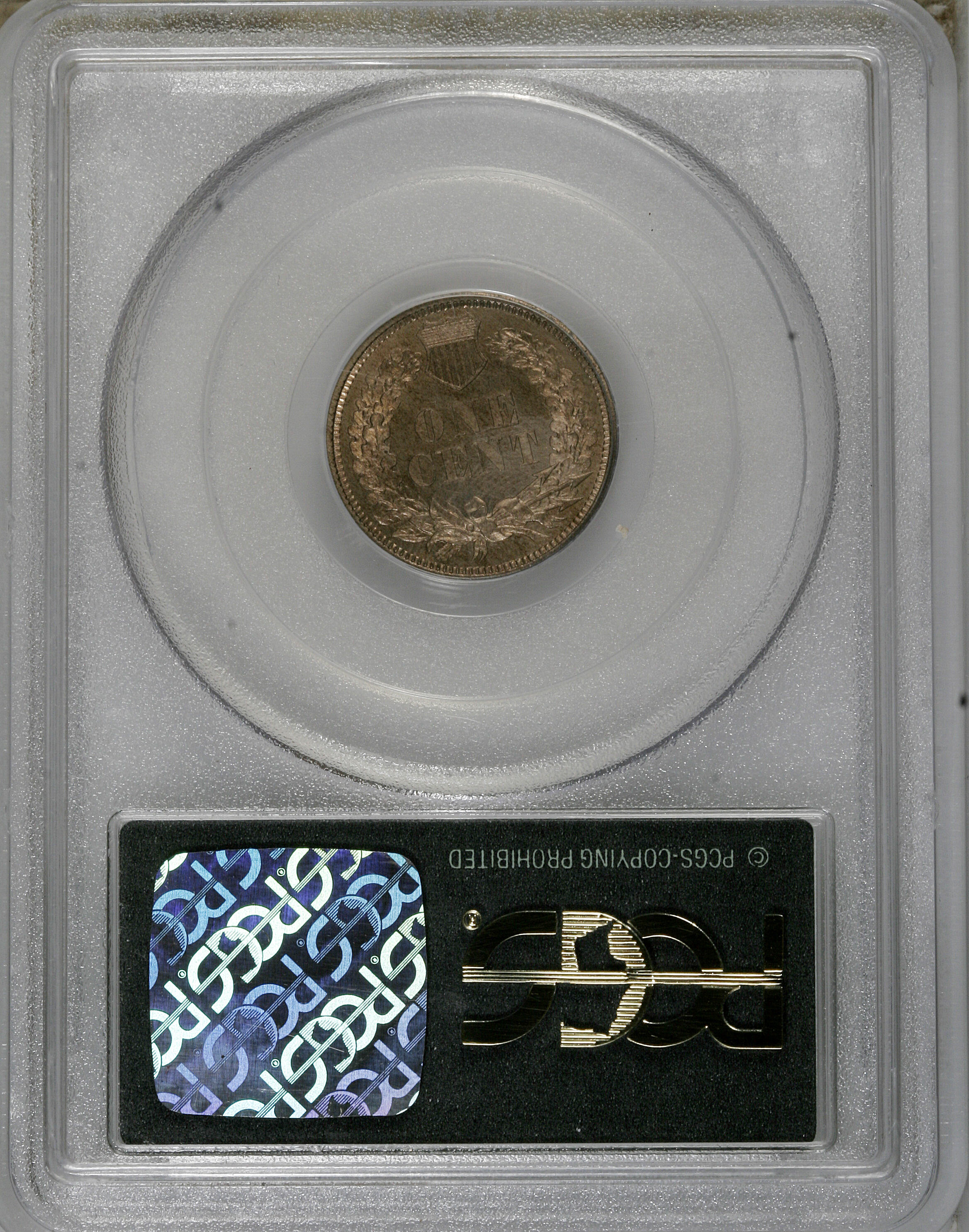 image for: 1859 P1C Indian Cent, Judd-228, Pollock-272, R.1, PR64 PCGS. PCGS Population (9/2). NGC Census: (0/0).   (#11934)...