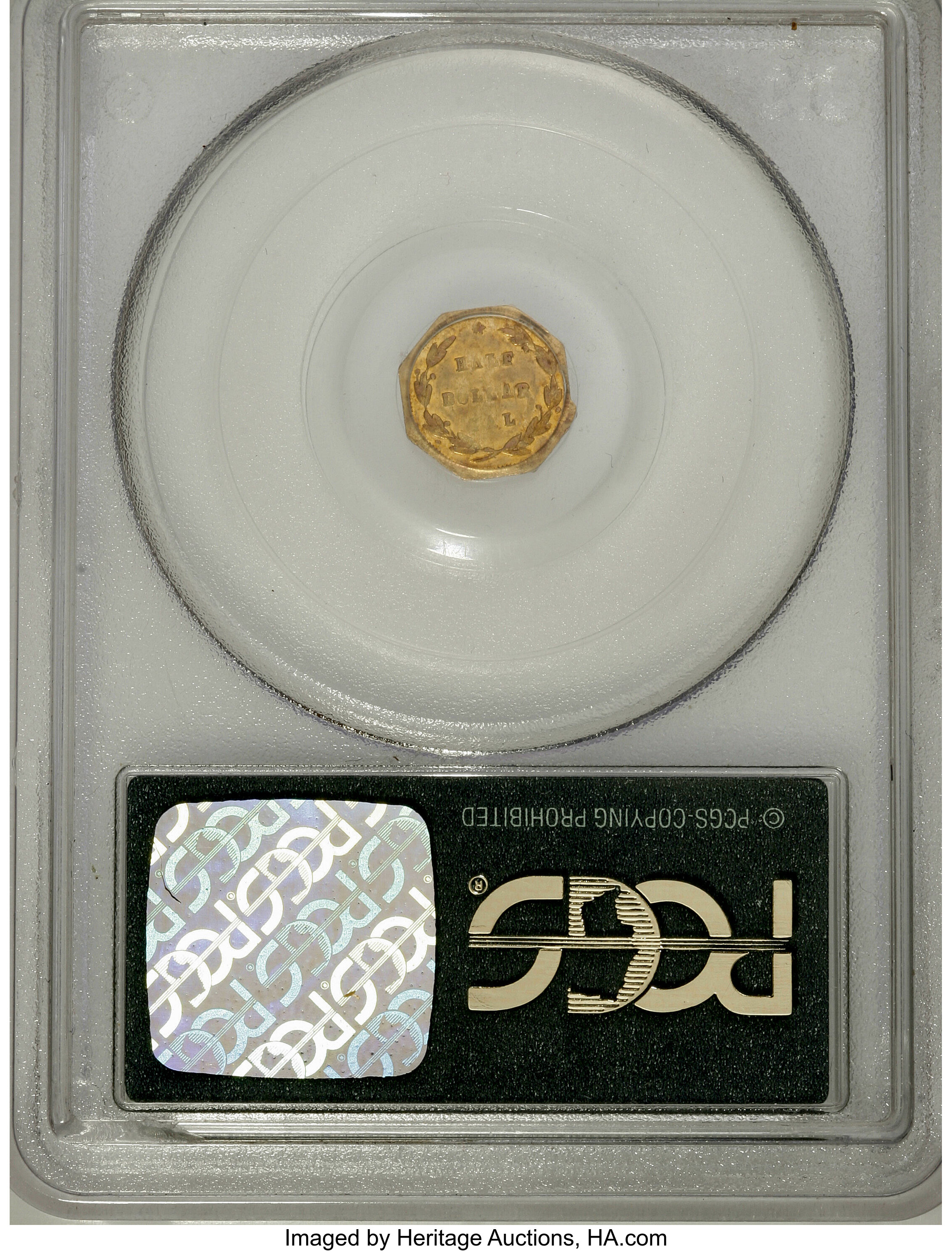image for: 1871 50C Liberty Octagonal 50 Cents, BG-925, High R.4, AU53 PCGS. PCGS Population (3/54). NGC Census: (0/0).   (#10783)...