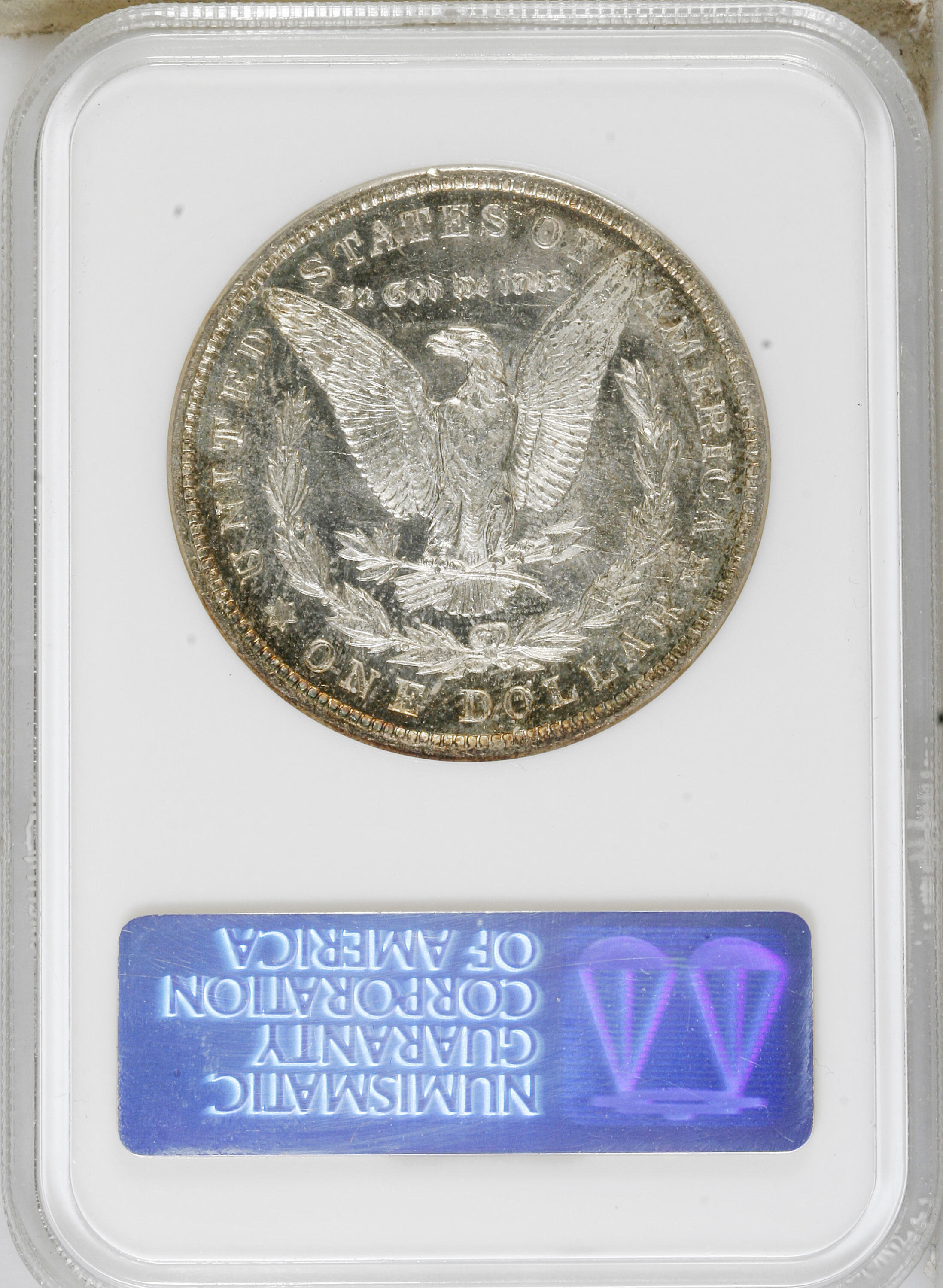 1921 $1  Morgan MS DMPL MS60 DMPL CAC thumbnail 2