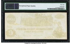 image for: CT-39/290 $100 1862 Contemporary Counterfeit. PMG Choice About Uncirculated 58 EPQ....