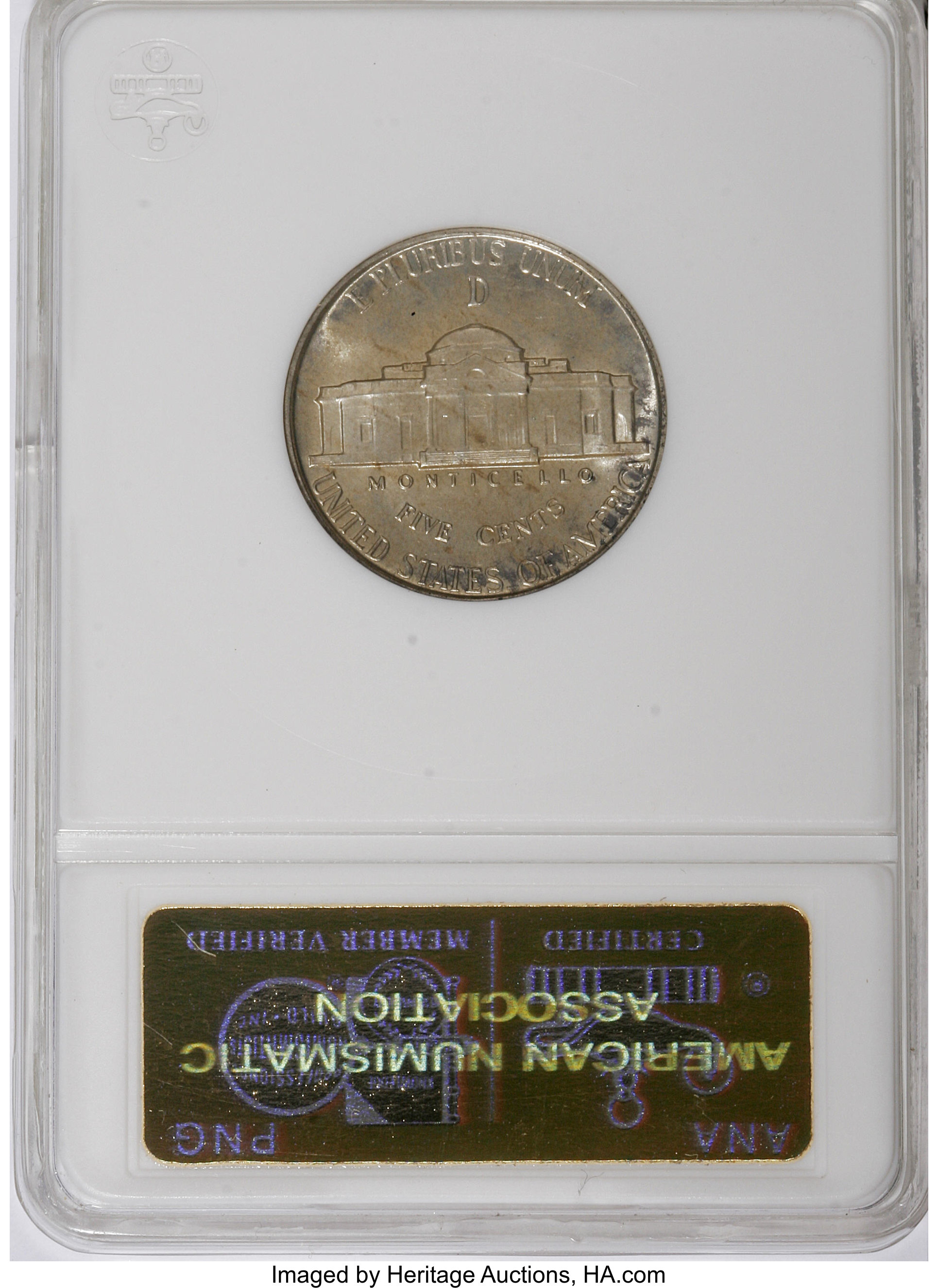 1944-D 5c Silver MS61 CAC thumbnail 9