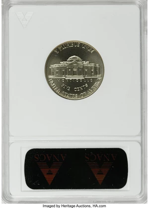 image for: 1997-P 5C SP69 Full Steps ANACS. NGC Census: (0/0). PCGS Population (0/0). (#84139)...