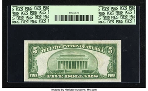 image for: Fr. 1951-H $5 1928A Federal Reserve Note. PCGS Choice New 63PPQ....