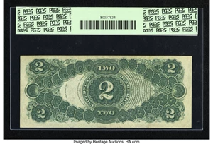 image for: Fr. 59 $2 1917 Legal Tender PCGS Extremely Fine 40PPQ....