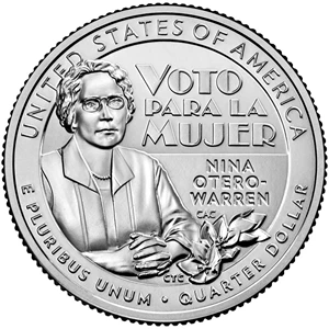 image for: 2022-P Nina Otero-Warren 25c MS