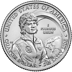 image for: 2022-P Dr. Sally Ride 25c MS