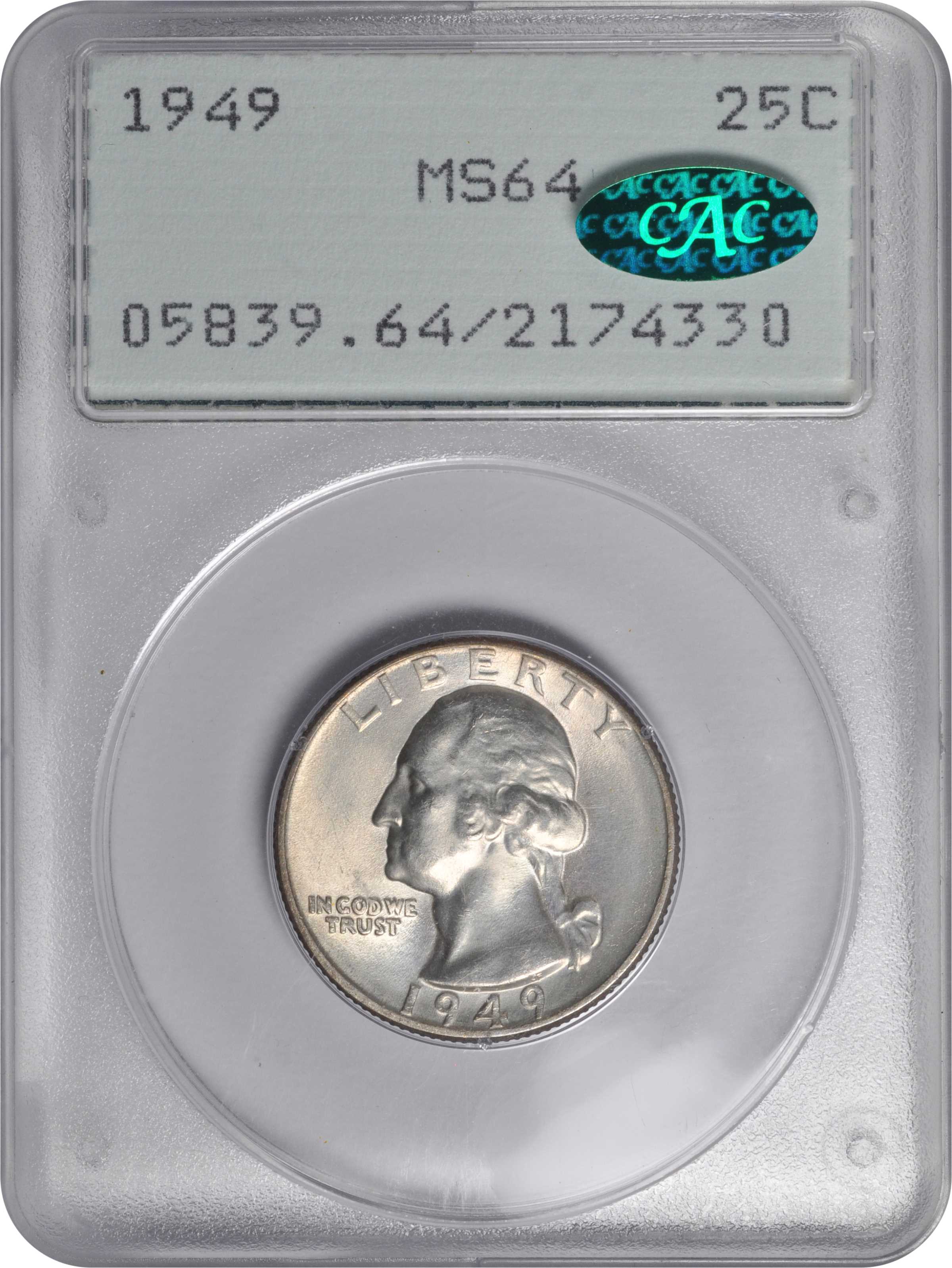 1949 25c AU50 thumbnail 11
