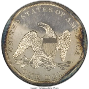 image for: 1845 $1 PR64 ★ NGC....
