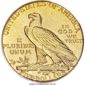 image for: 1911 $5 PR65 PCGS....