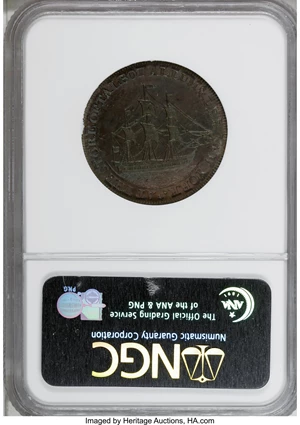 image for: 1795 Cent Talbot, Allum & Lee Cent PR63 Red and Brown NGC....