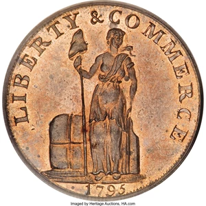 image for: 1795 Cent Talbot, Allum & Lee Cent PR66 Red and Brown PCGS....