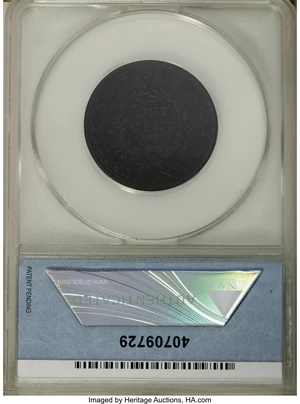 image for: 1793 1C Wreath Cent, Vine and Bars Edge--Corroded--ANACS. Fine 12 Details....