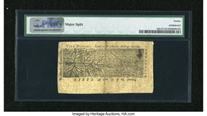 image for: Maryland March 1, 1770 $4 PMG Net Fine 12....