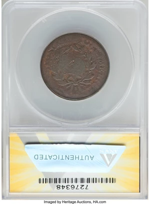 image for: 1802 1C S-230, B-8, R.1, "O K" Counterstamp, Fair 2 ANACS....