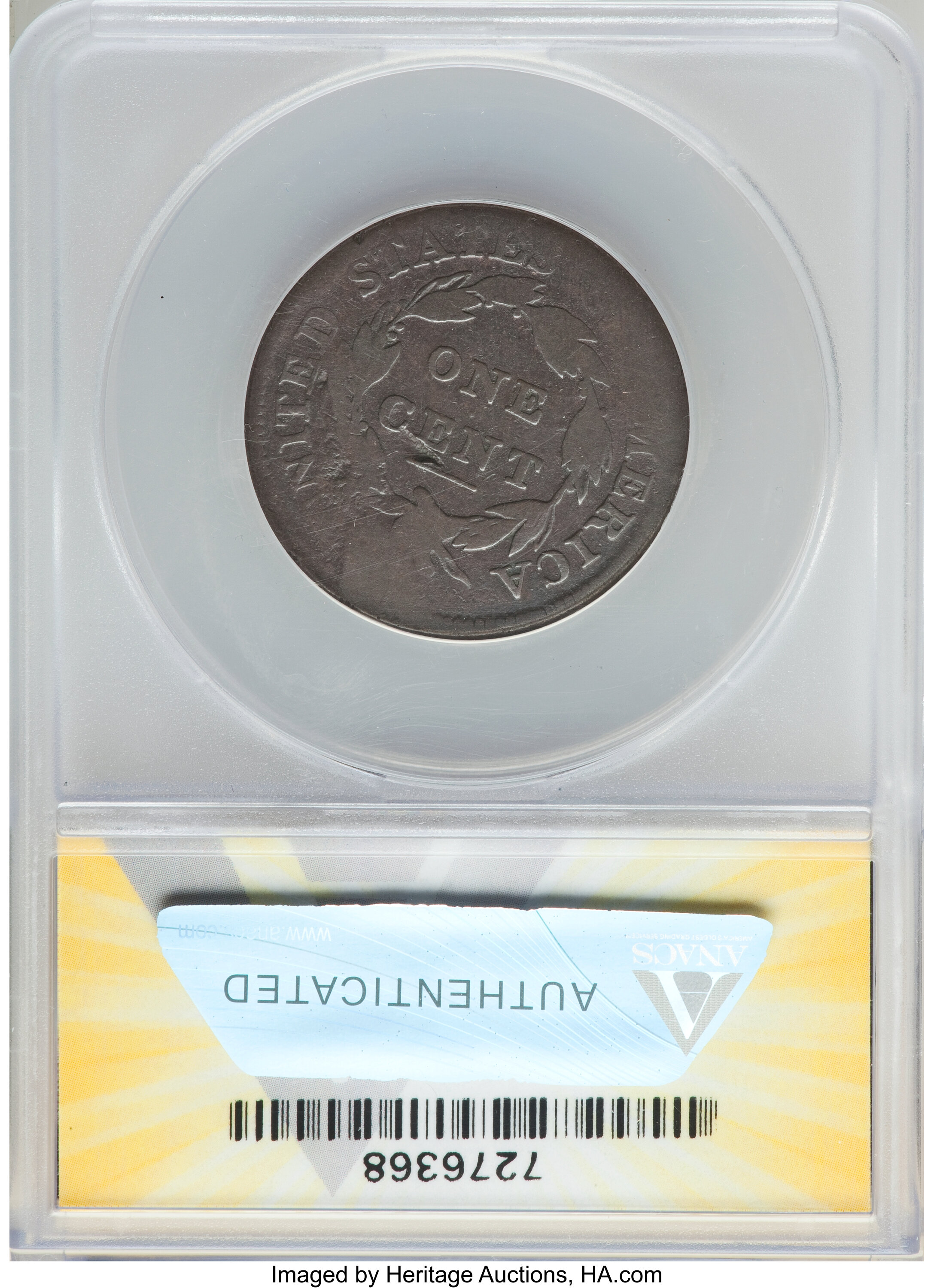 image for: 1812 1C Small Date, S-290, B-2, R.1, "A Pierson" Counterstamp, AG3 ANACS....