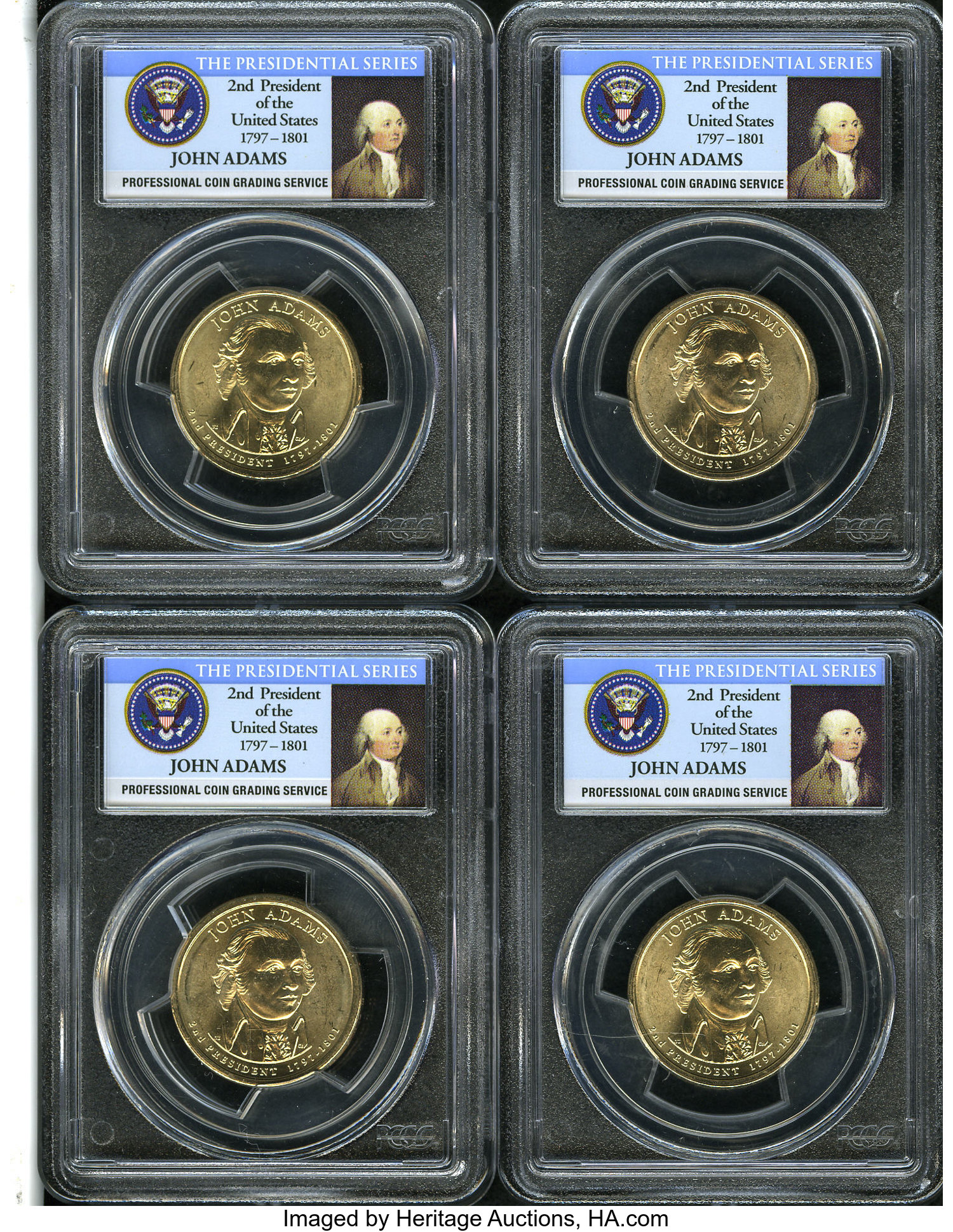 2007-P $1  John Adams, Satin Finish, Position A MS61 thumbnail 21