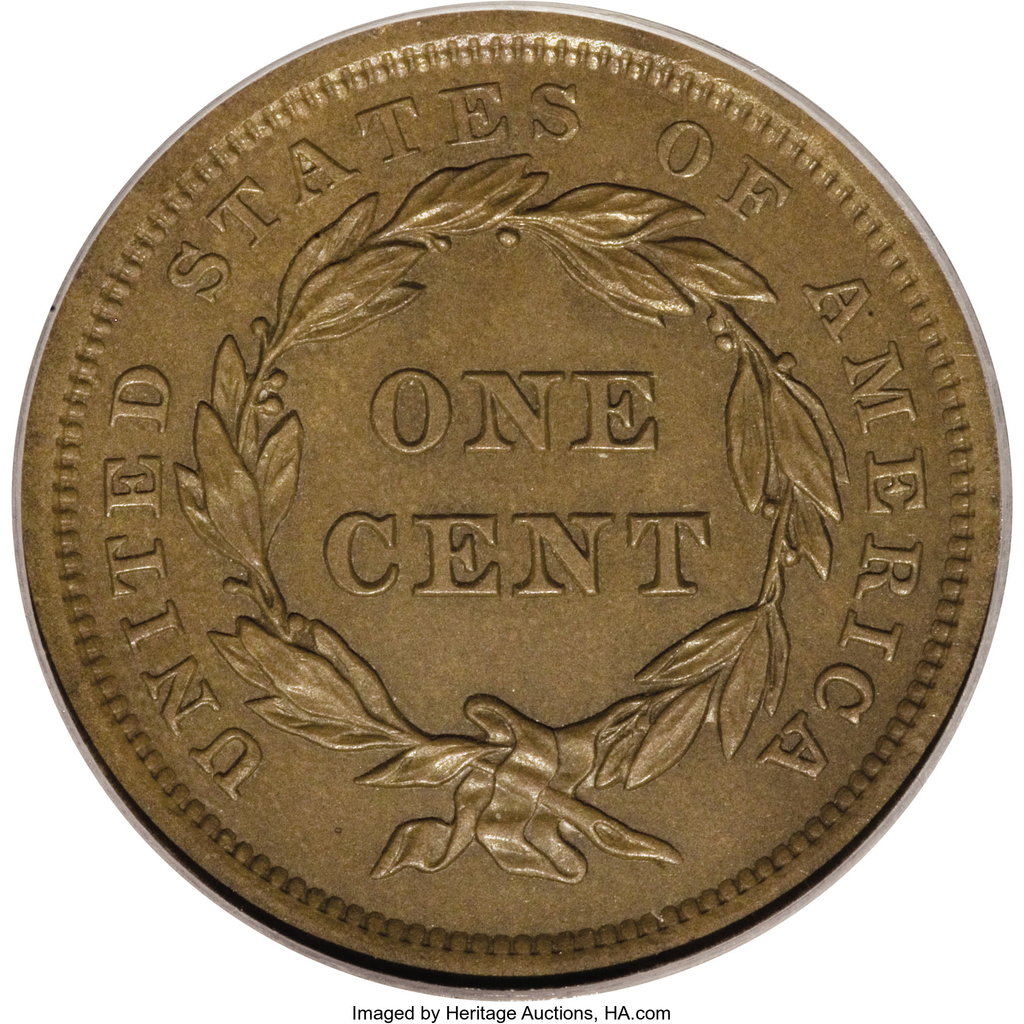 image for: 1841 1C PR65 Brown PCGS....