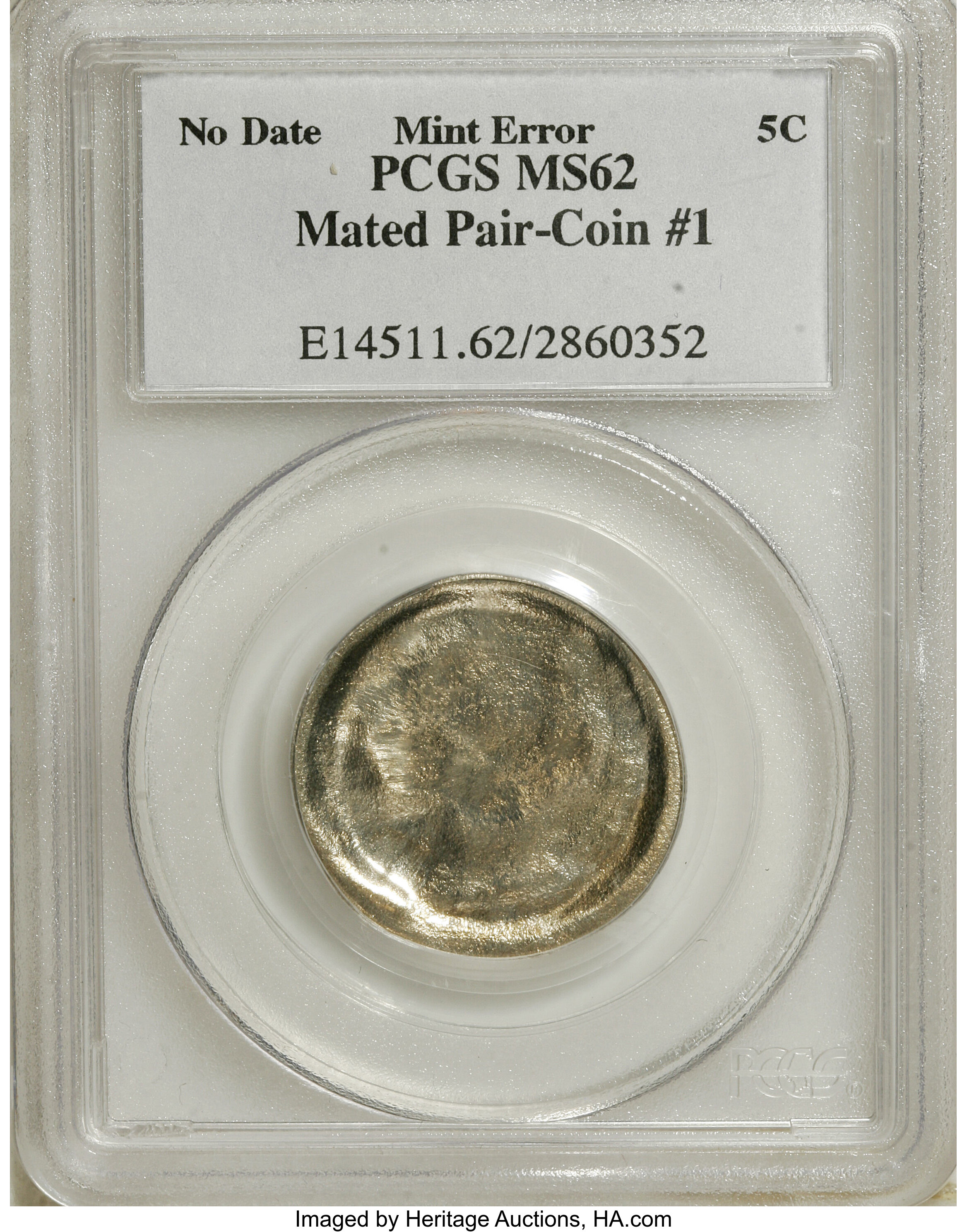 image for: 1999-P 5C Jefferson Nickel Mated Error Pair PCGS.... (Total: 2 coins)
