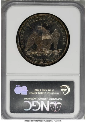 image for: 1847 $1 PR63 NGC. CAC....