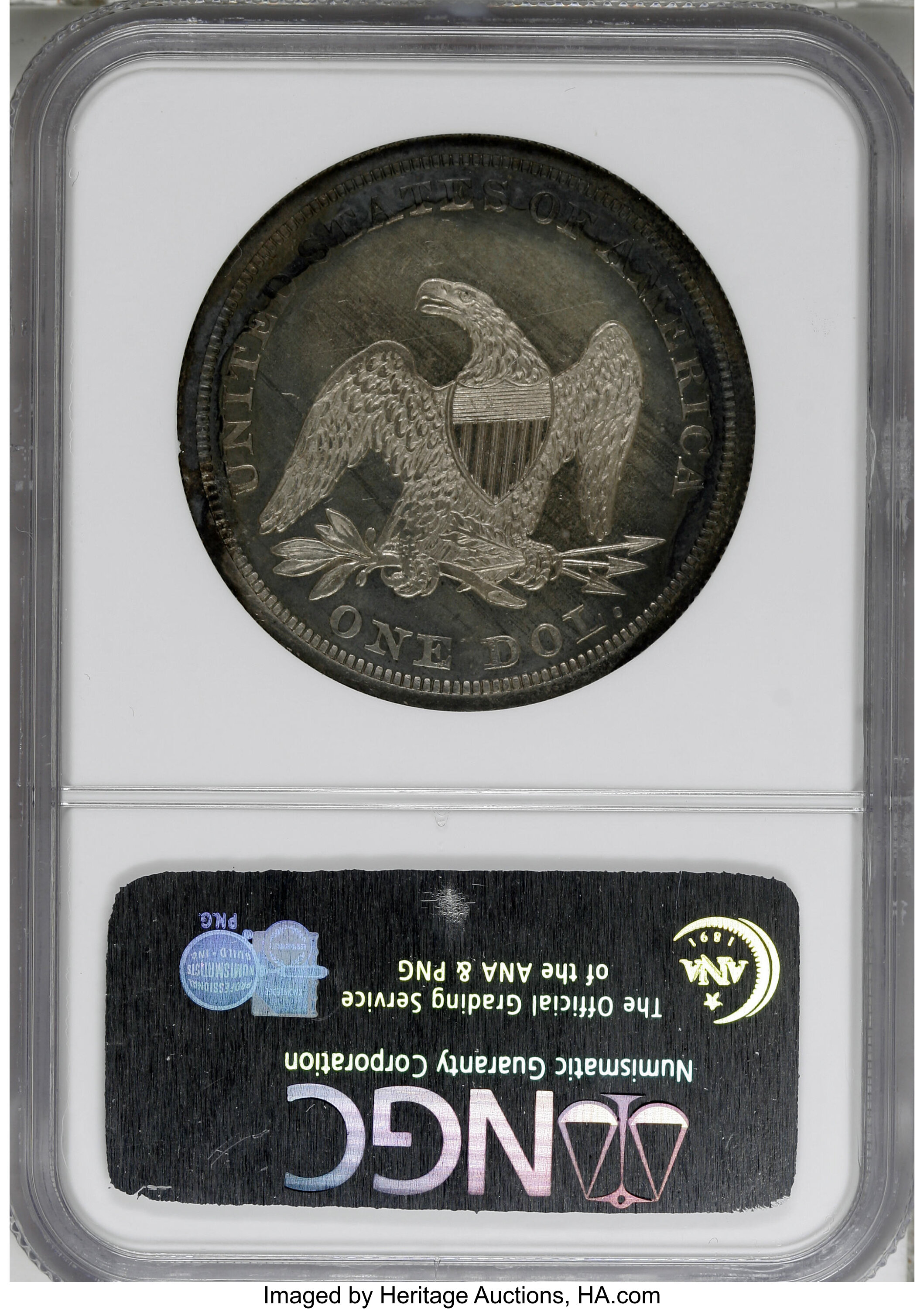 image for: 1852 $1 Restrike PR64 NGC....