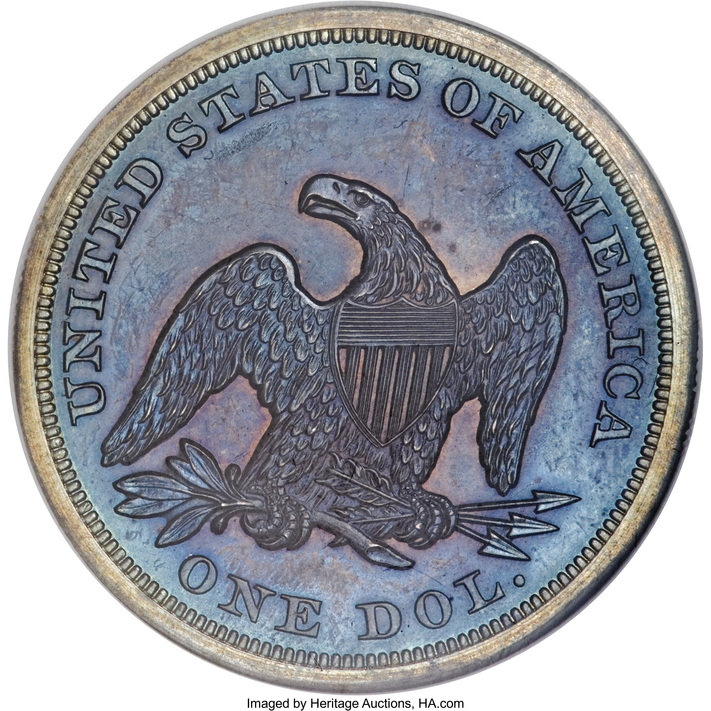 image for: 1854 $1 PR64 NGC....