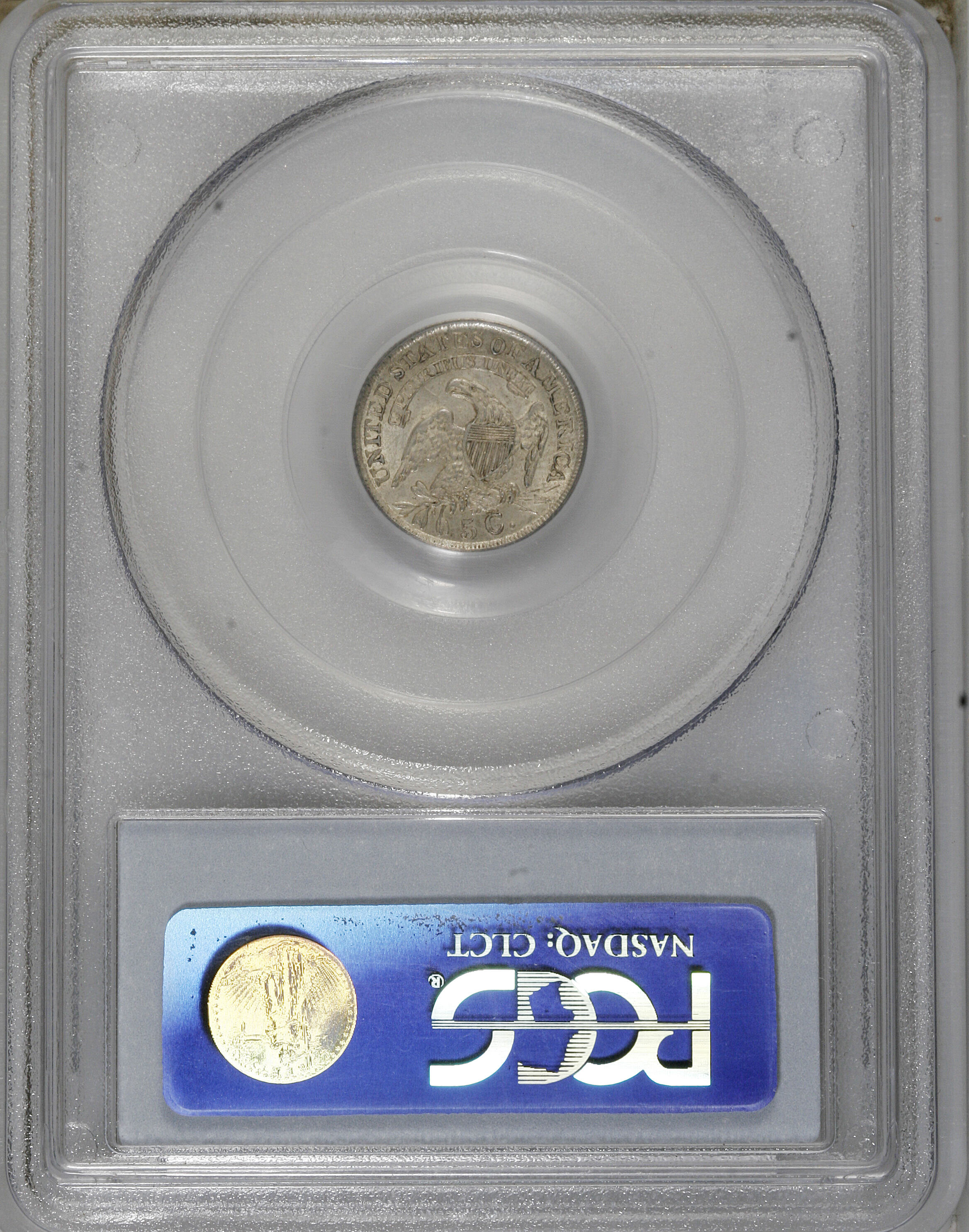 image for: 1836 H10C 3/Inverted 3 MS63 PCGS....