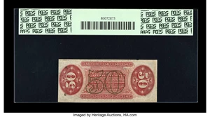 image for: Fr. 1348 50c Third Issue Justice PCGS Extremely Fine 45....