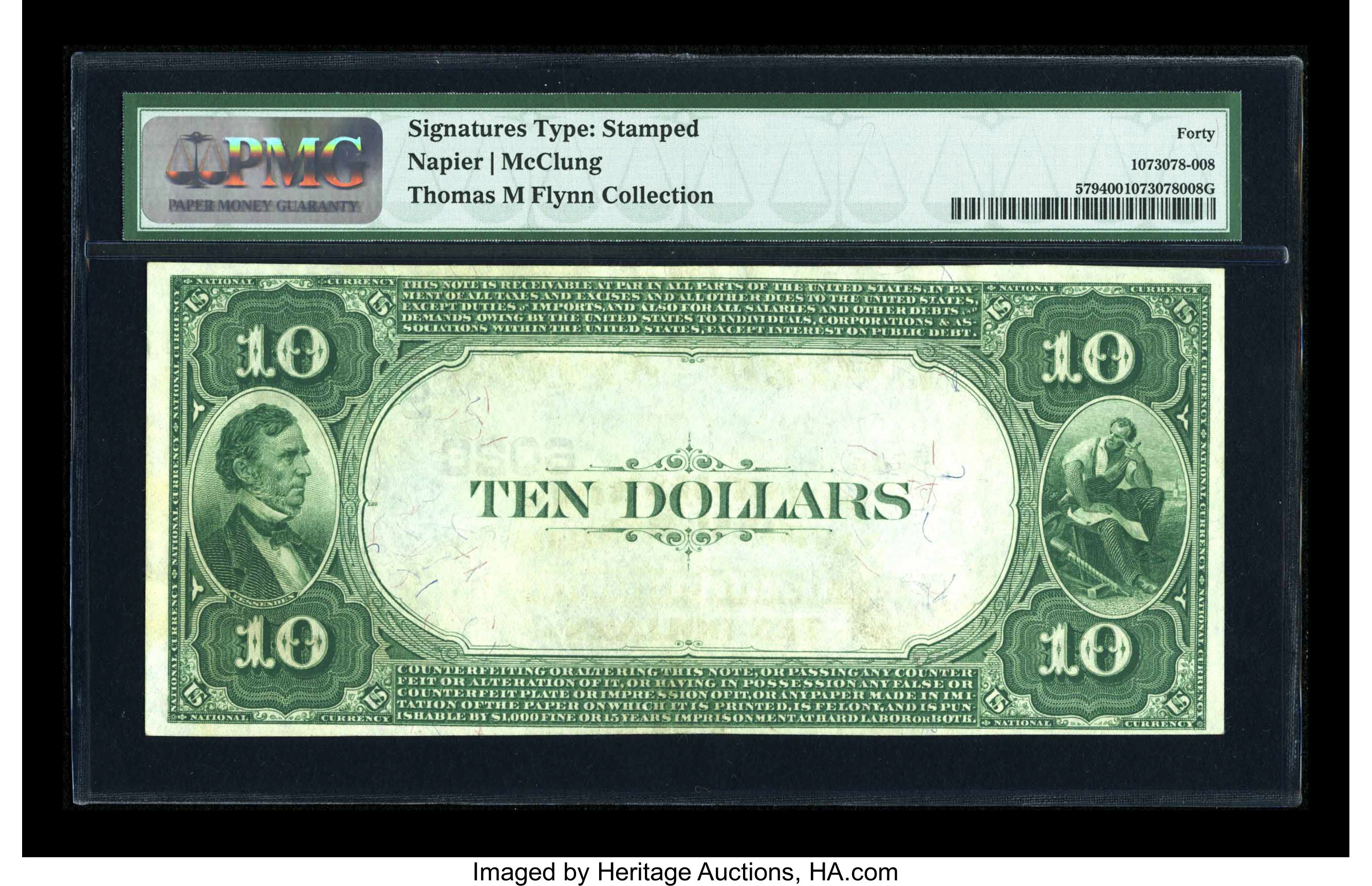 image for: Elizabethtown, KY - $10 1882 Value Back Fr. 579 The First-Hardin NB Ch. # (S)6028...